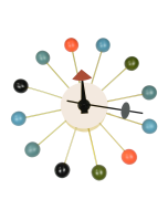 Nelson replica Ball reloj | reloj de pared multicolor