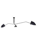 Serge Mouille Contemporary | Colgante 3-pobre Negro