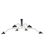 Serge Mouille Contemporary | Colgante 6-pobre Negro