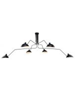 Serge Mouille Contemporary | pingente 6-pobre preto