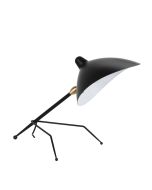 Serge Mouille Contemporary | lâmpada de mesa preto