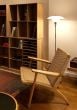 Poul Henningsen DPH 3/2 | vloerlamp klein Chroom glas wit