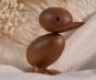 Dominidesign vichingo Pessimista Ottimista Orso Anatroccolo Uccello clip Cucciolo coniglio Scimmia | Bambola di legno naturale
