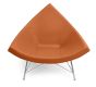 George Nelson Coconut Stuhl schwarz – hellbraun