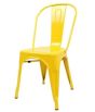 Xavier Pauchard Tolix style outdoor chair | terrace chair Stackable chair yellow