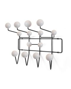Eames Hang it all | kapstok Wit met zwart frame