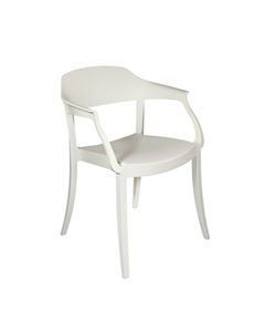 Strass P chair white