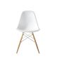 Eames DSW Fibra de vidrio blanca