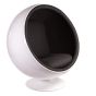 Eero Aarnio Ball Chair wit - oranje