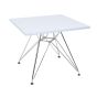Table d'appoint carrée Eames CTR junior bleu clair