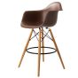 Eames DAW Sgabello PP marrone