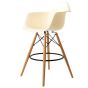 Eames DAW Sgabello PP crema