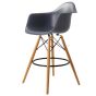 Eames DAW Stool PP grigio scuro