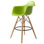 Eames DAW Sgabello PP verde