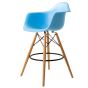 Eames DAW Sgabello PP azzurro