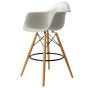 Eames DAW Stool PP grigio chiaro