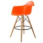 Eames DAW Sgabello PP arancione
