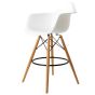Eames DAW sgabello PP bianco