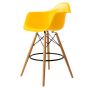 Eames DAW Sgabello PP giallo