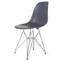 Eames DSR PP mørkegrå