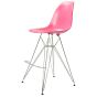 Tabouret Eames DSR ABS rose