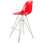 Tabouret Eames DSR ABS rouge