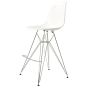 Tabouret Eames DSR ABS blanc