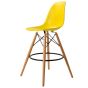 Stołek Eames DSW PP musztardowy