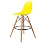Stołek Eames DSW PP neon limonkowy