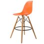 Stołek Eames DSW PP pomarańczowy