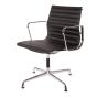 Krzesło konferencyjne Eames EA108 skóra czarna