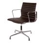 Krzesło konferencyjne Eames EA108 skóra brązowa
