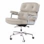 Eames kontorstol ES104 i gråt læder