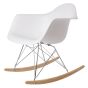 Eames gyngestol RAR PP hvid