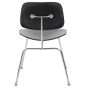Eames dining chair DCM black - back view