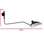 Serge Mouille Contemporary | vägglampa svart