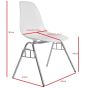 dimensões Eames DSS PP