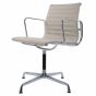 Eames vergaderstoel EA108 grijs leer