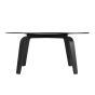 Mesa de centro Eames CTW negra - vista lateral