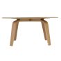 Mesa de centro Eames CTW de roble (vista lateral)