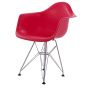 Krzesło dziecięce Eames DAR Junior czerwone