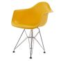 Krzesło dziecięce Eames DAR Junior żółte