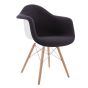 Eames DAW | Matsal stol mörkgrå
