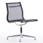 Chaise de conférence Eames EA105 sur patins mesh noir