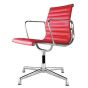 Krzesło konferencyjne Eames EA108 skóra czerwona