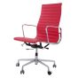Eames Officechair EA119 leer rood