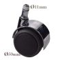 Eames Set Office chair castors | ruedas de la silla de oficina Negro