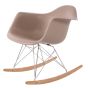 Eames gyngestol RAR PP brun