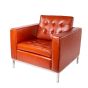 Florence Knoll lounge chair leather cognac