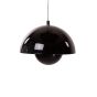 Verner Panton Bloempot hanglamp zwart